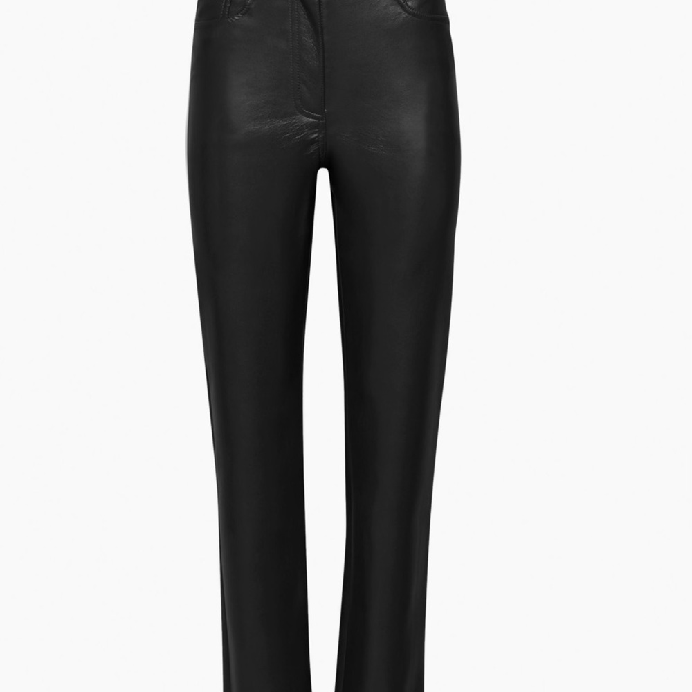 Black Leather Pant